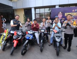 Polres Bojonegoro Kembalikan 3 Motor Korban Curanmor, Gratis!