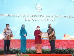 Pemkab Ngawi Terima Penghargaan Daerah Responsif Terhadap Layanan Perlindungan Anak dan Korban Kekerasan