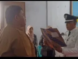 Pelantikan Sekretaris Desa Wringinrejo dan Kasun Wringinrejo Sooko Berjalan Sukses serta Lancar