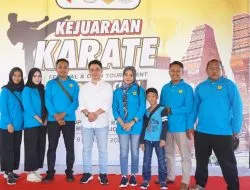 Wabup Mojokerto Buka Kejuaraan Karate dan Open Tournament Gus Barra Cup 1