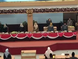 Anggota DPRD Kabupaten Mojokerto Gelar Rapat Paripurna Penyampaian Nota Penjelasan Perubahan KUA dan PPAS