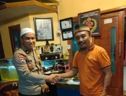 Bhabinkamtibmas Tulangan Sidoarjo Jalin Komunikasi dengan Tokoh Masyarakat