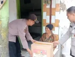 Polsek Krembung Polresta Sidoarjo Peduli Pada Kaum Duafa
