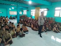 Kanit Binmas Polsek Krembung dan Bhabinkamtibmas Ploso Adakan Binlu Bahaya Bullying di MA Abil Hasal Asy Syadzily
