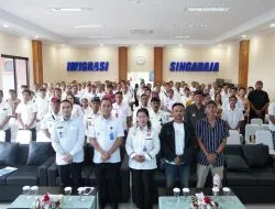 Dalam Rangka Sosialisasi Terpadu, Imigrasi Singaraja dan Pemkab Buleleng Perkuat Ketahanan Desa Hadapi TPPO serta TPPM