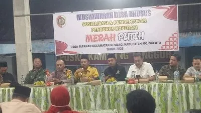 Desa Japanan Kemlagi Gelar Musdessus Sosialisasi Dan Pembentukan Koperasi Merah Putih