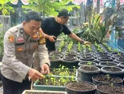 Kapolsek Tanggulangin Optimalkan Peran Bhabinkamtibmas Sambangi Desa, Dukung Program Ketahanan Pangan Nasional