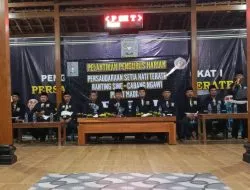 Ketua PSHT Cabang Ngawi Lantik Pengurus Ranting Sine Masa Bhakti 2025–2028