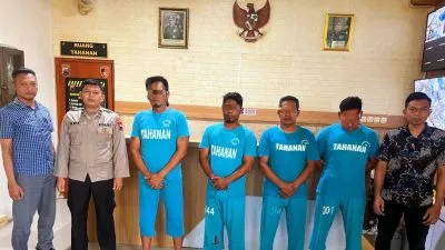 Polda Jateng Tangkap Empat Anggota Ormas GRIB Jaya Perusak Aset PT KAI Di Semarang